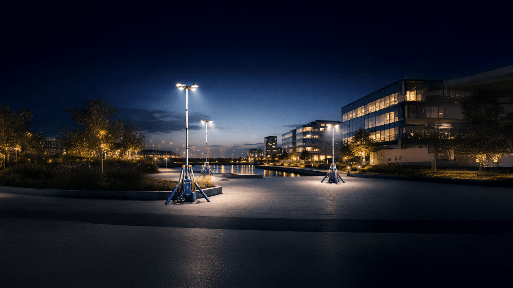 Lumenor arbetsbelysning i verklig miljö